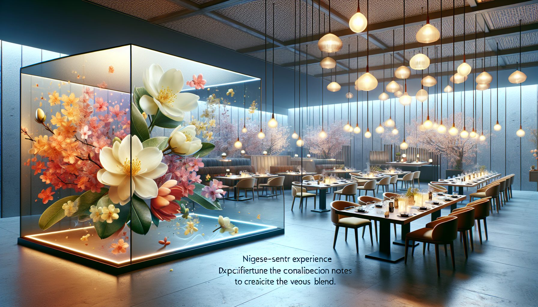 Комбинирование с другими нотами в ресторанной атмосфере