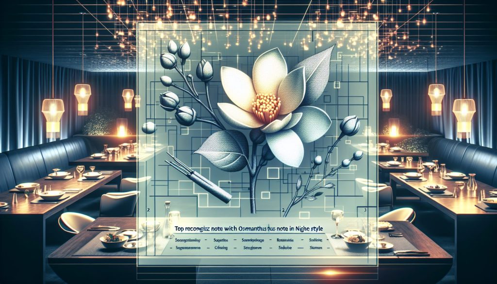 Топ распознать ноты с нотой «османтус» для ресторана: в стиле niche