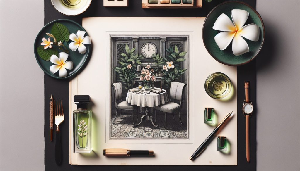 Эксперимент собрать домаромат для свидания: плюмерия, зелёные ноты, под деловой дресс-код