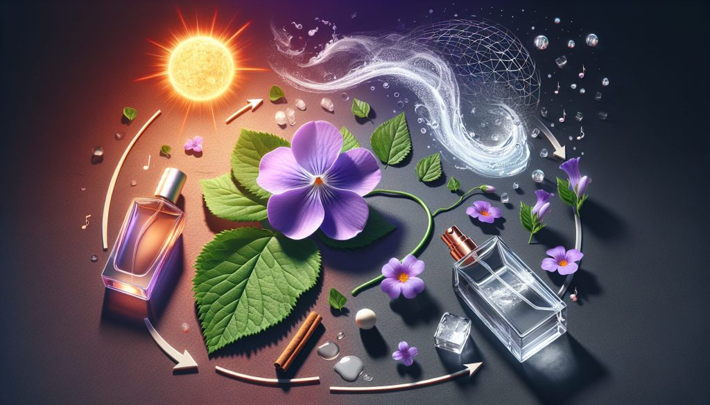 Шпаргалка подчеркнуть свежесть с нотой «фиалка» для жары: без навязчивости