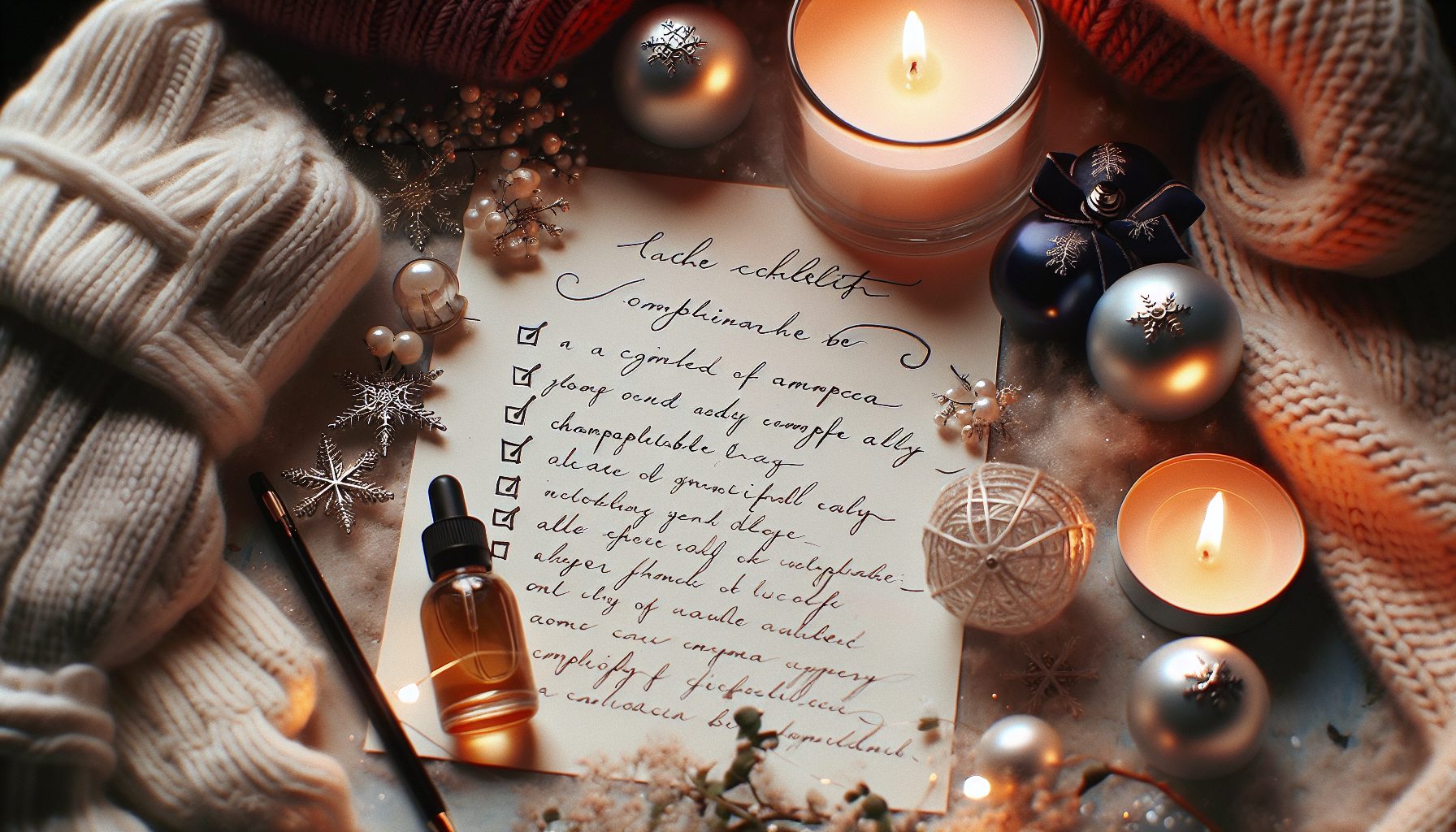 Чек-лист по созданию личного аромата на зиму