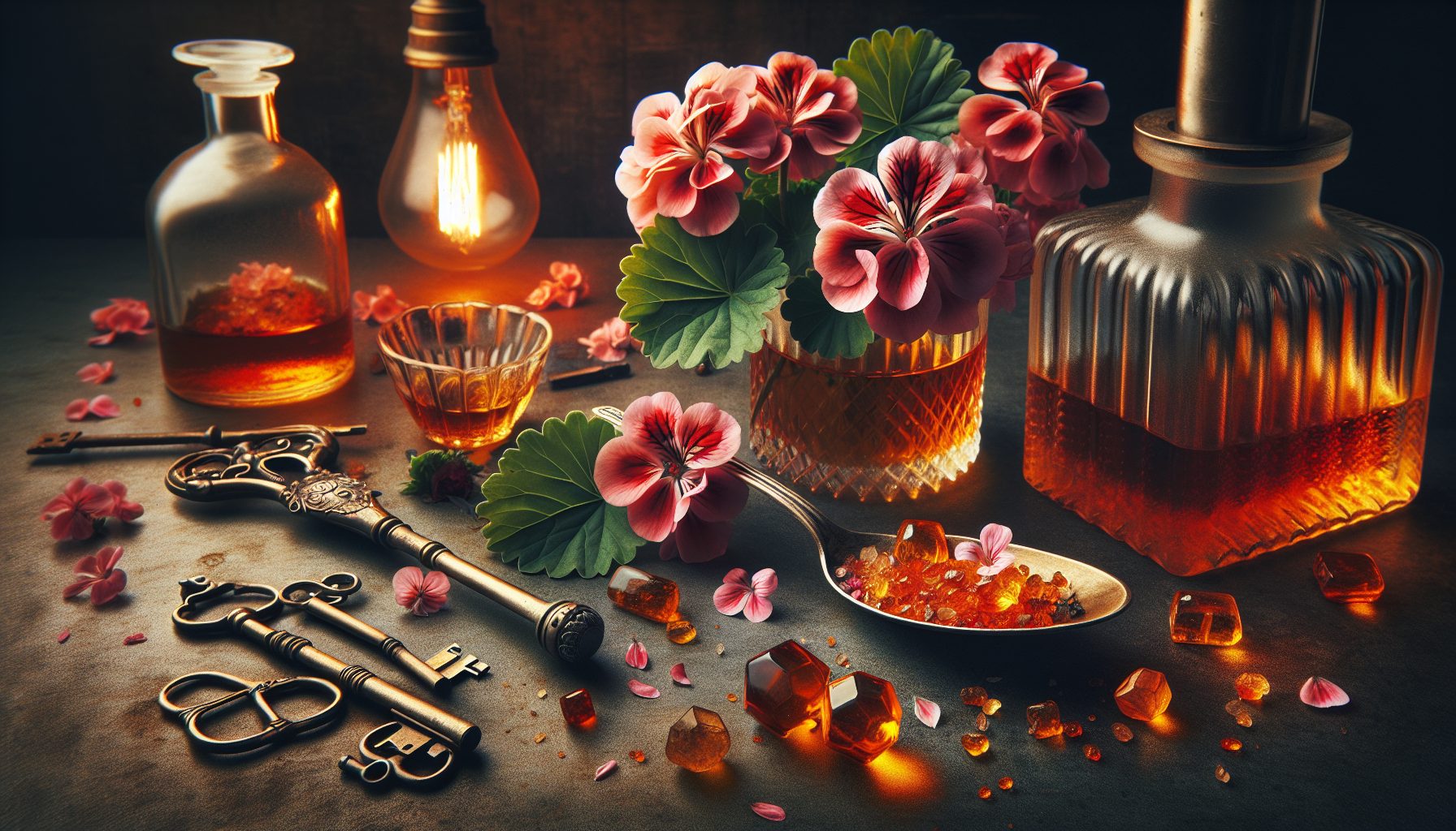 Почему вообще сочетать герань и амбру