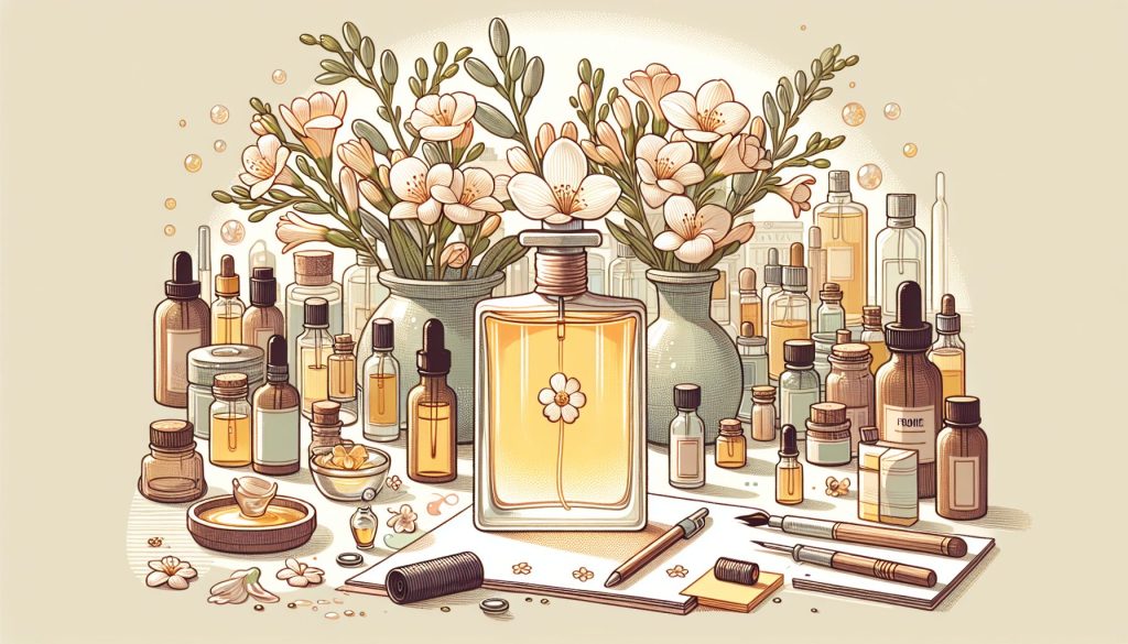 Разбор собрать домаромат для свидания: фрезия, медовые акценты, без тяжести