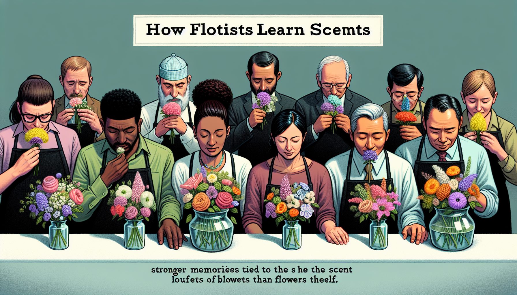 Как флористы обучаются запахам