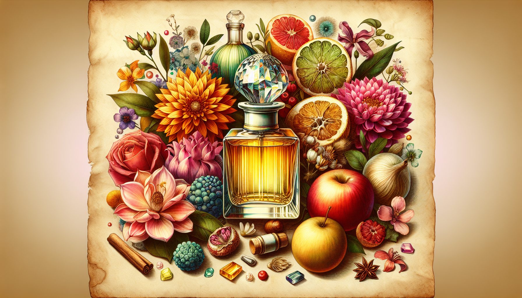 Как смешивать цветочные, фруктовые и древесные ноты