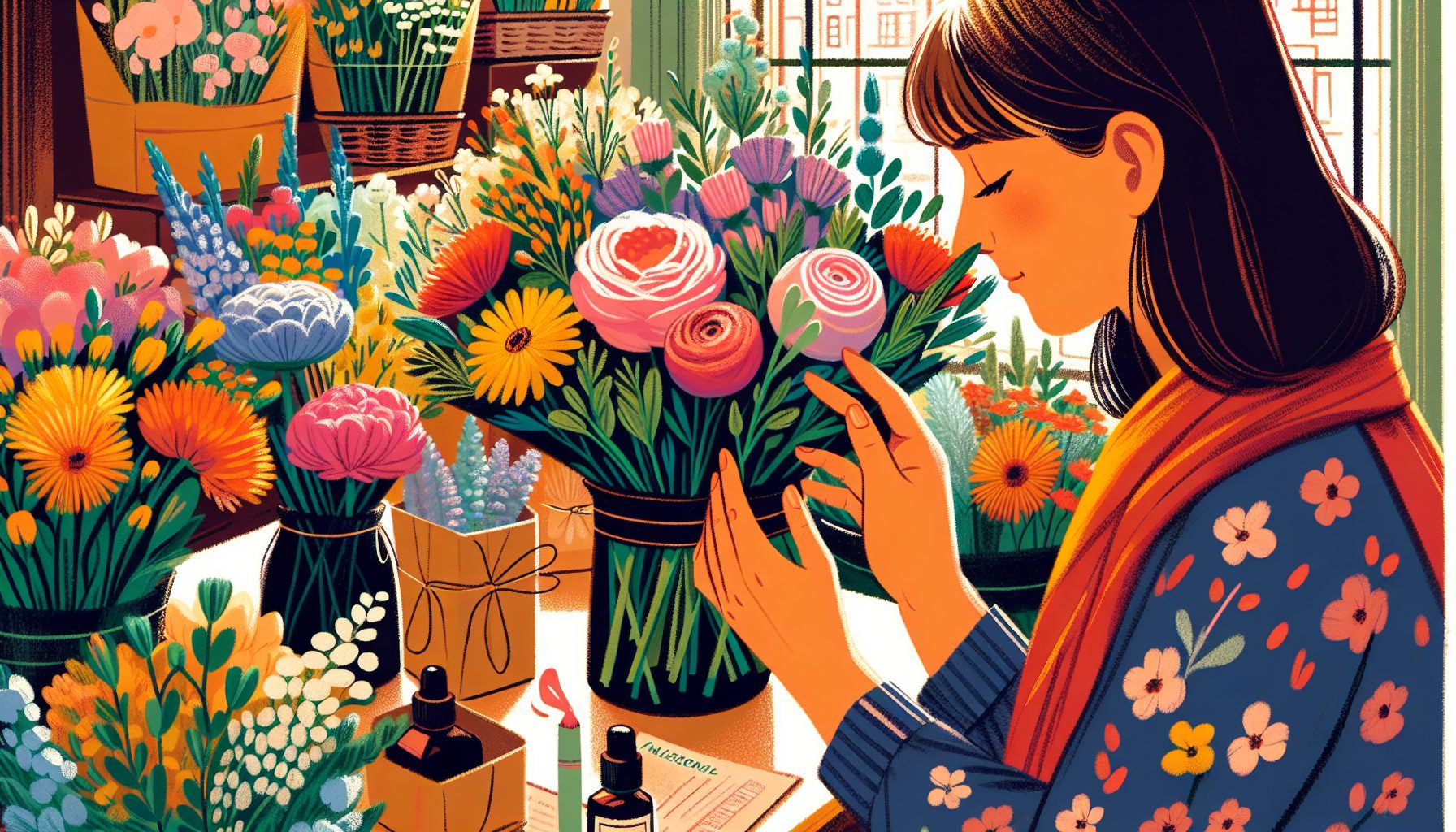 Что вообще выдает свежесть букета