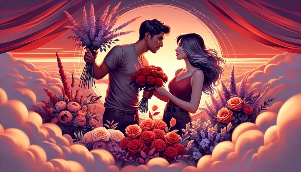 Свидание в воздухе: цветочные комбинации, которые читаются как флирт