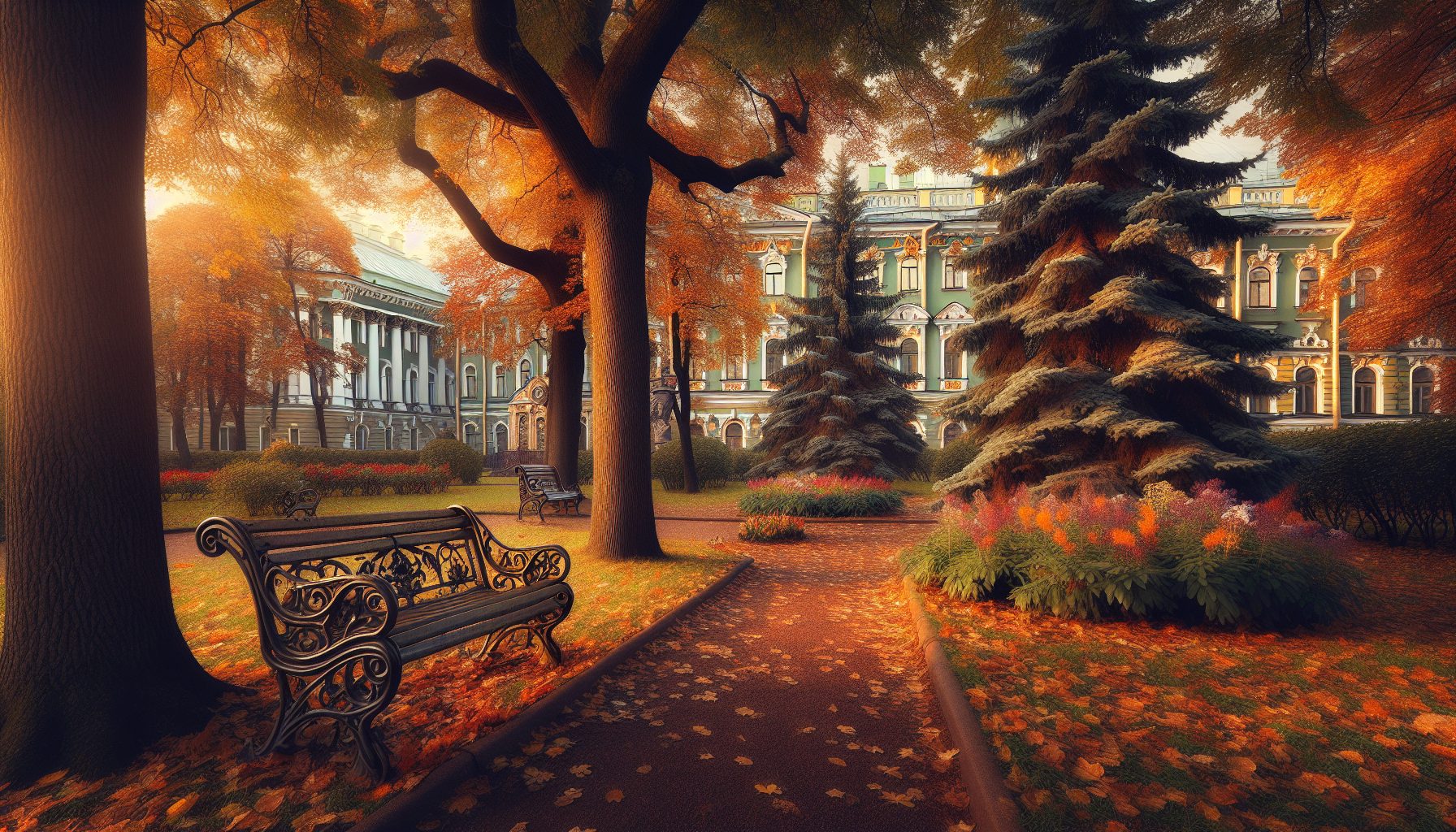 Осень, коли цветы молчат, но пахнет хвоя