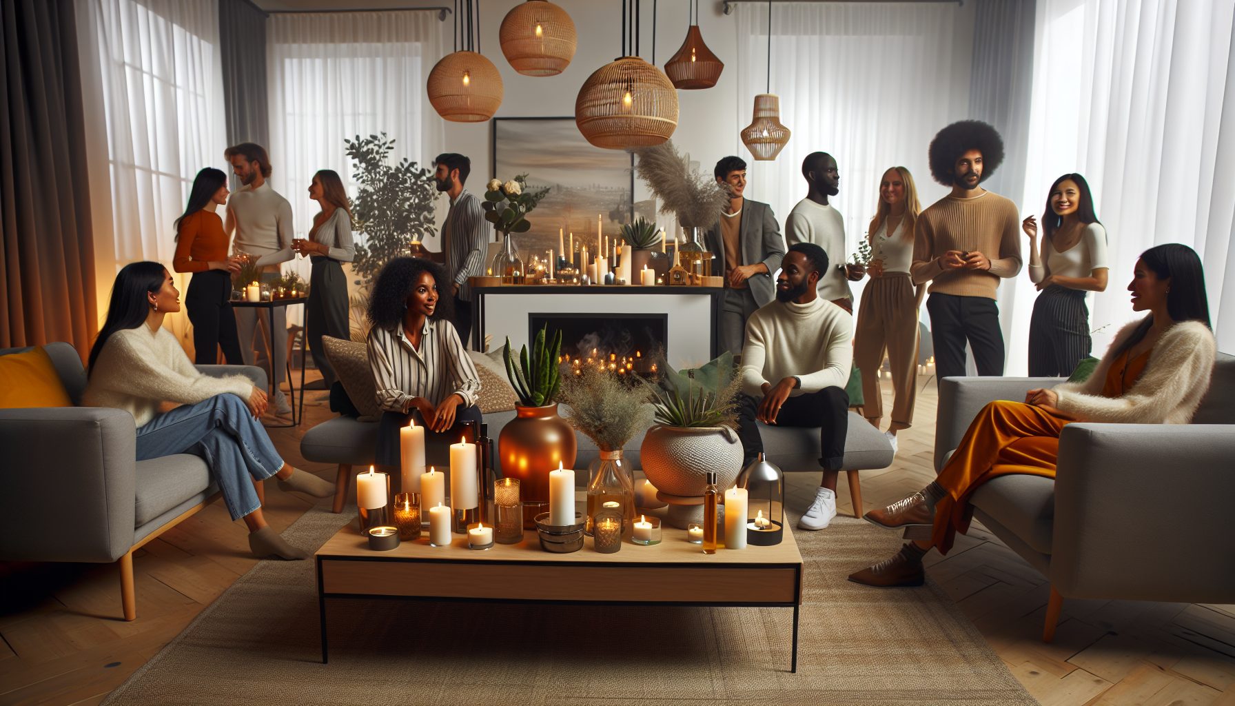 Как подобрать домаромат для вечеринки под сезон