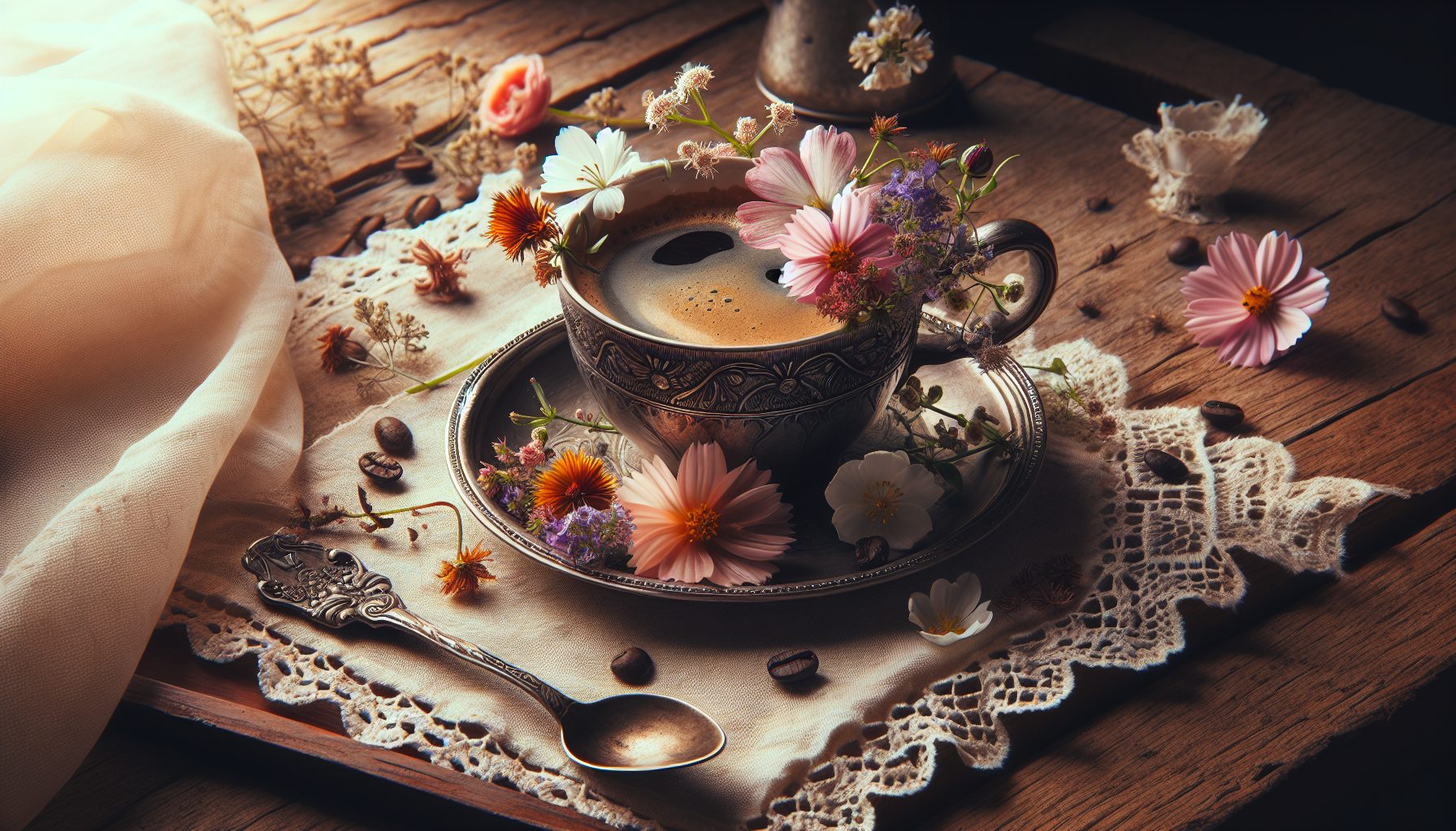 Вкусовые эксперименты: цветы в кофе