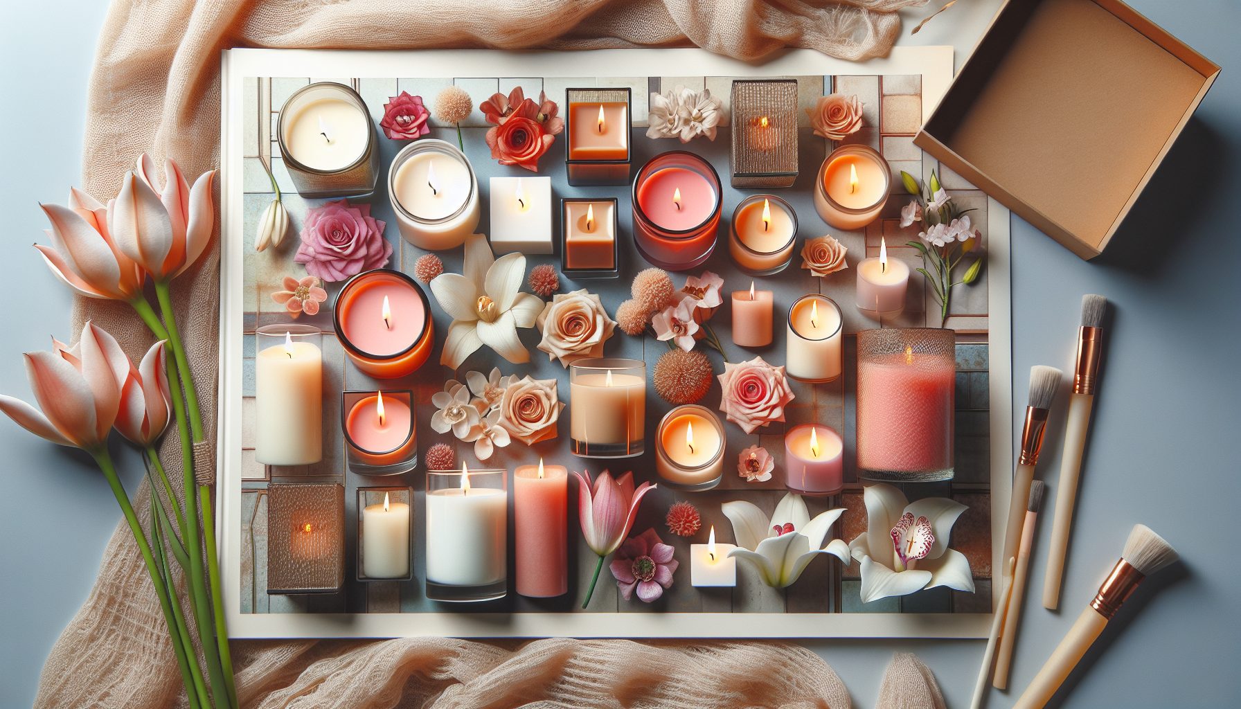 Советы по подбору свечей к популярным цветам