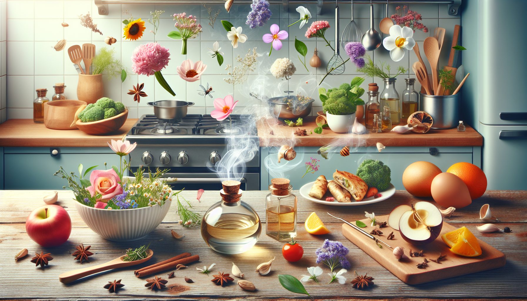 Как сочетать цветочные и пищевые ароматы
