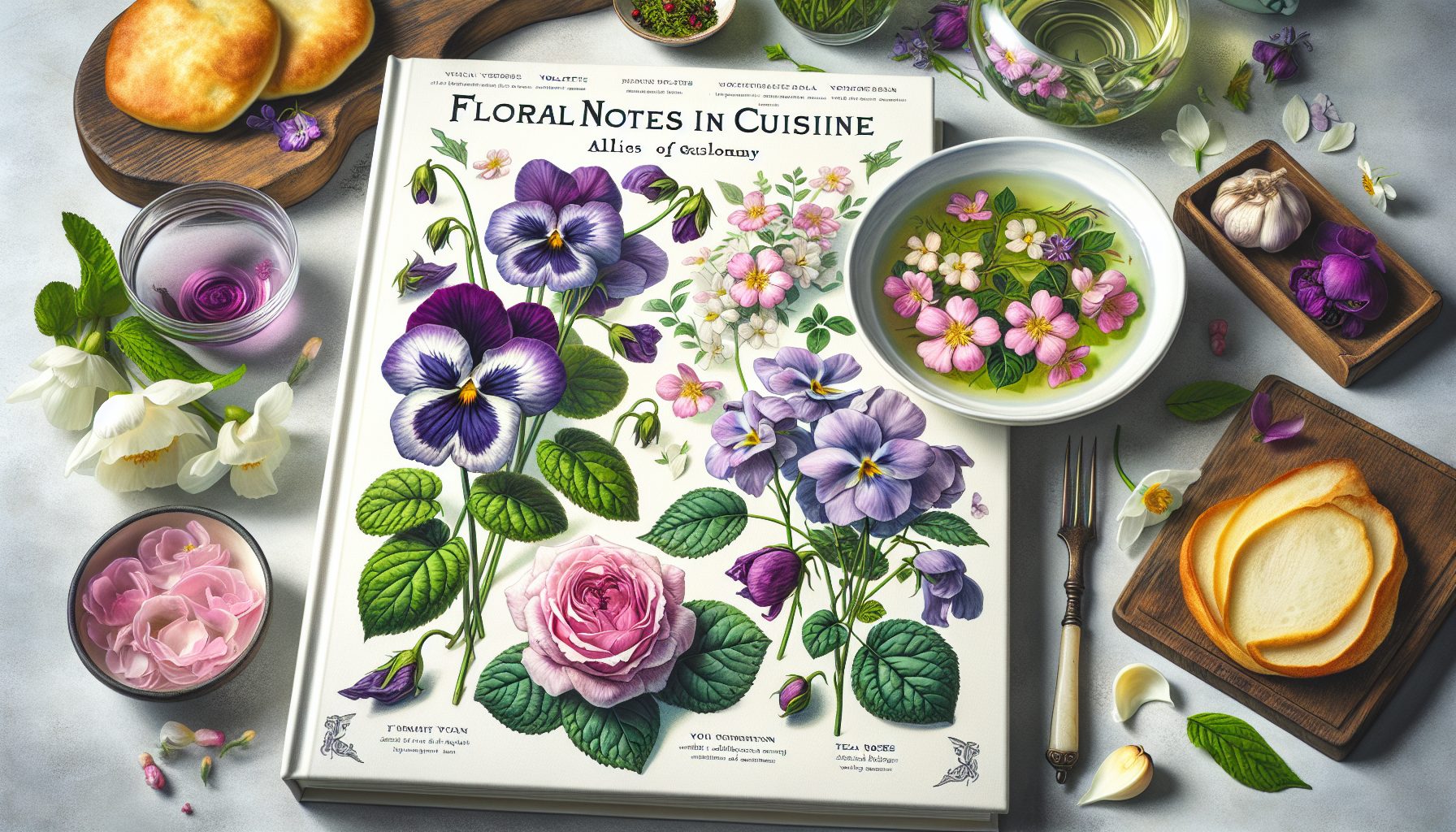 Фиалка, жасмин и чайная роза: союзники гастрономии