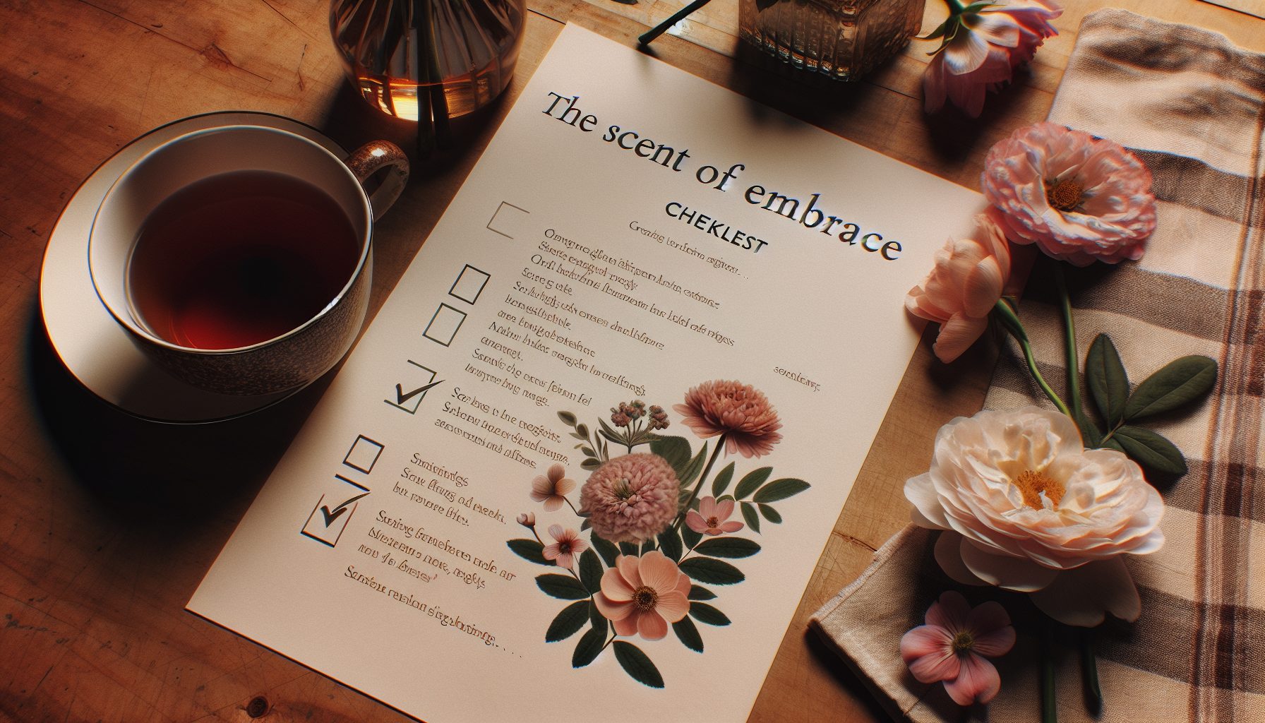 Чек-лист для создания «запаха объятий»