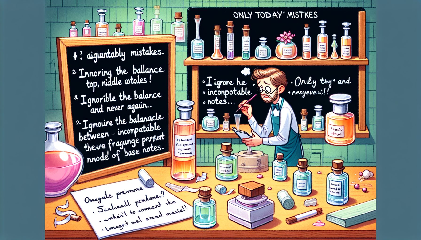 Типичные ошибки начинающих парфюмеров