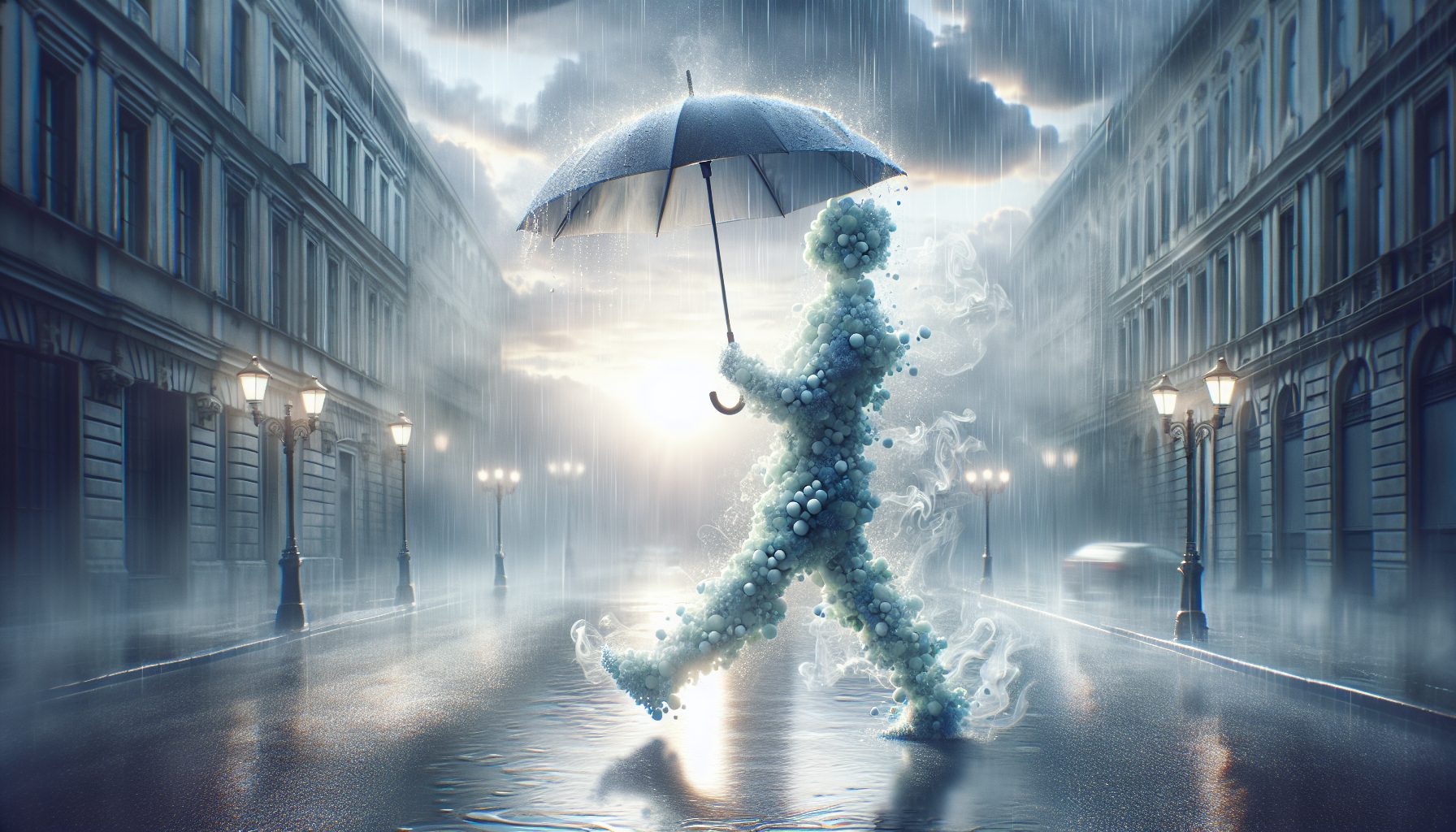 Аромат, который держит зонт вместо рук