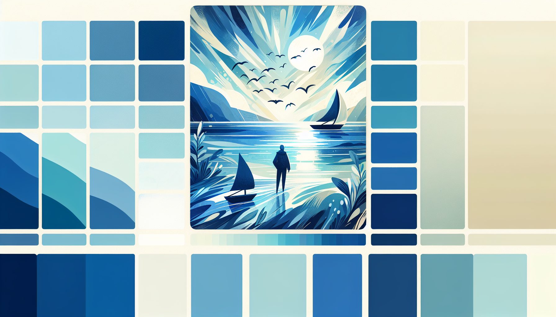 Морские и воздушные оттенки: если хочется ветра